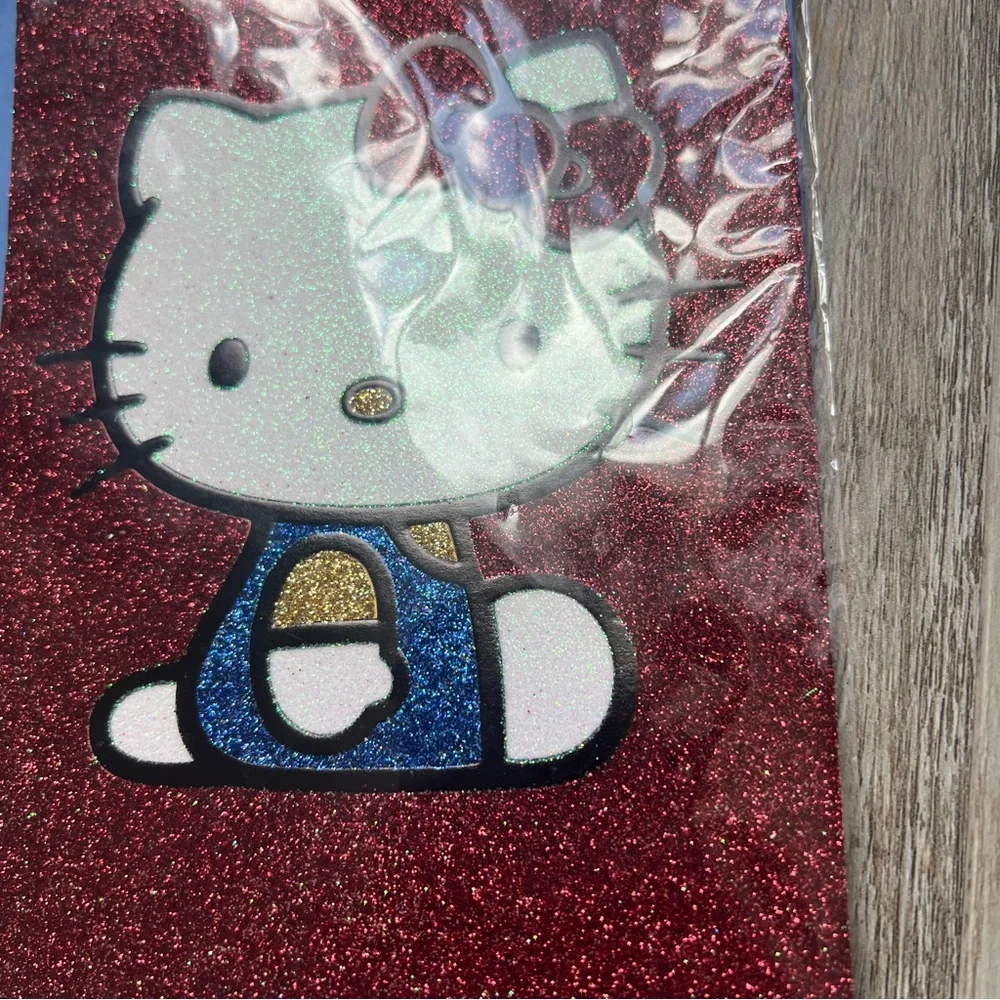 NWT Papryrus Hello Kitty glitter card